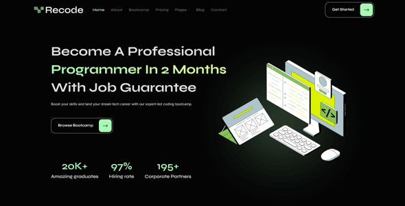 Coding Website Templates | ThemeForest