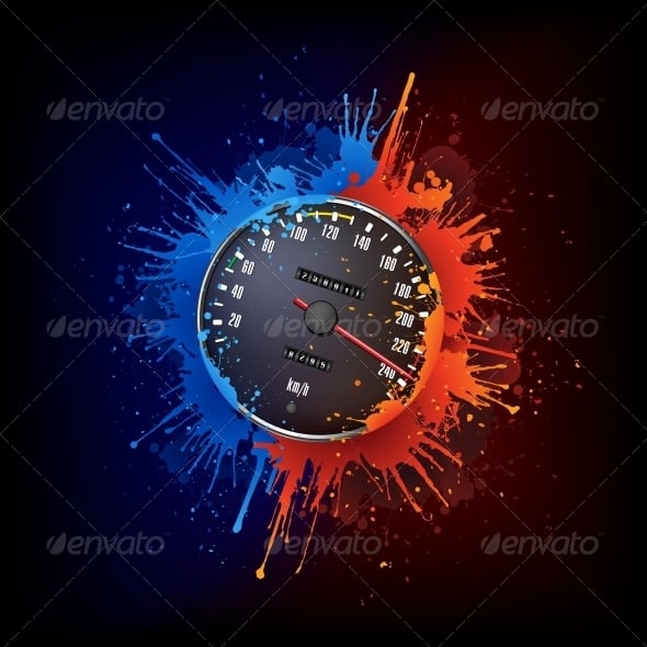 Speedometer Graphics, Designs & Templates | GraphicRiver