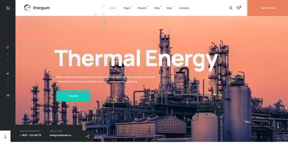 Energy Website Templates | ThemeForest