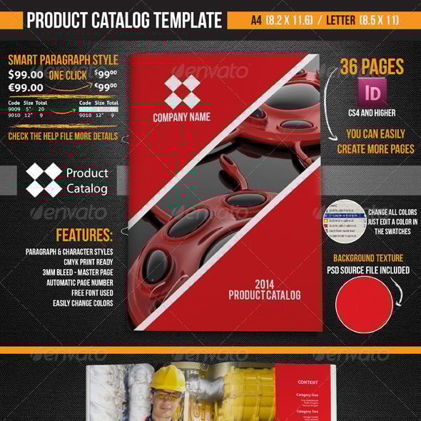 Product Catalog Templates GraphicRiver