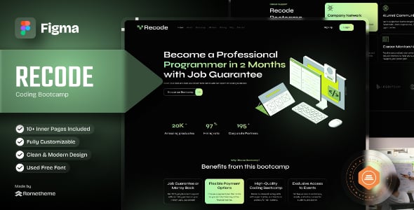 Coding Website Templates | ThemeForest