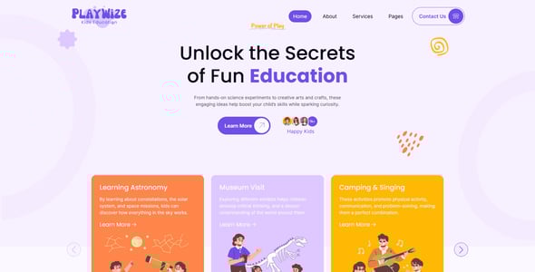 Education HTML Website Templates | ThemeForest