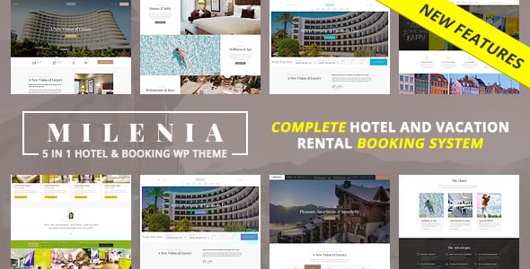 Booking Hotel Website Templates | ThemeForest