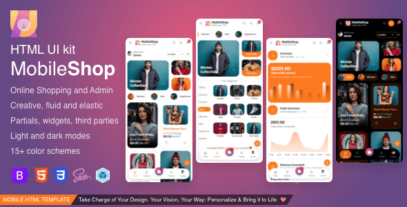 Bootstrap Mobile HTML Mobile Website Templates | ThemeForest