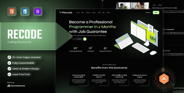 Coding Website Templates | ThemeForest