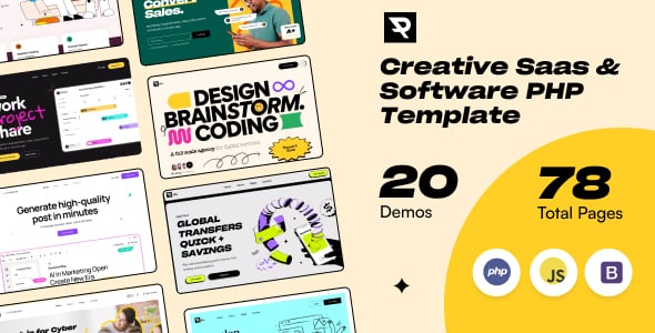 PHP Website Templates | ThemeForest