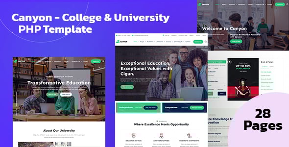 College Website Templates | ThemeForest