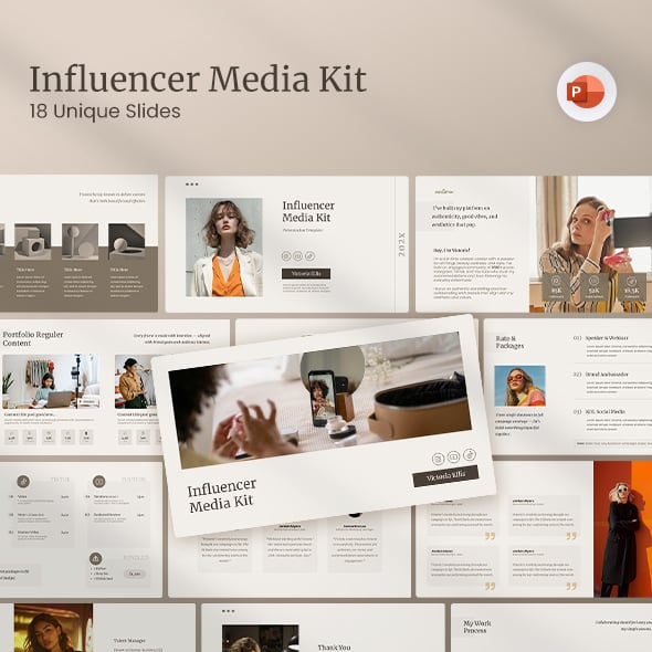 Media-kit Creative PowerPoint Templates | GraphicRiver