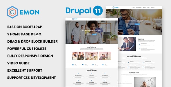 Drupal Themes - Drupal Templates | ThemeForest
