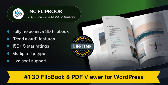 TNC FlipBook Classic - PDF viewer for WordPress preview 2