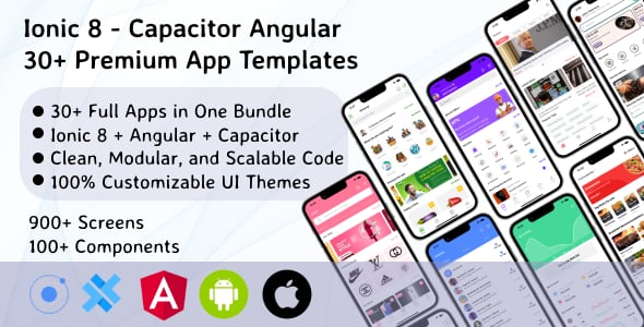 Ionic Mobile App Templates | CodeCanyon