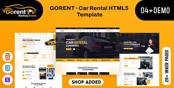 Car Rental HTML Website Templates | ThemeForest