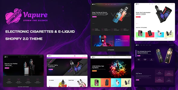 Vaping Shopify Themes | ThemeForest Vaping Shopify Themes | ThemeForest