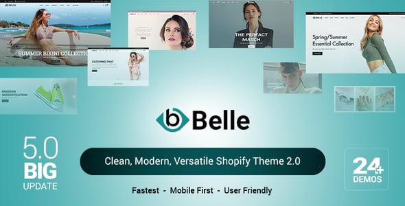 Belle - Clean, Modern, Versatile Shopify Theme 2.0 preview 2