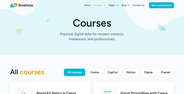 Tutorial Website Templates | ThemeForest