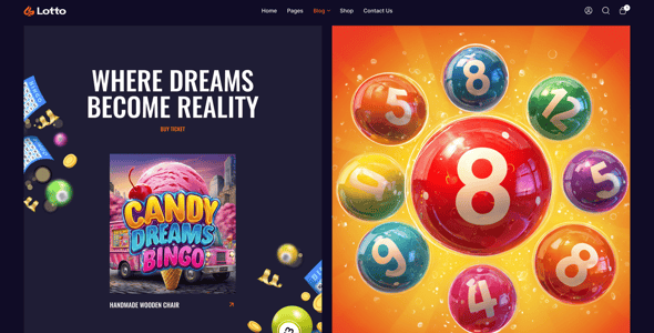 Lotto Website Templates | ThemeForest