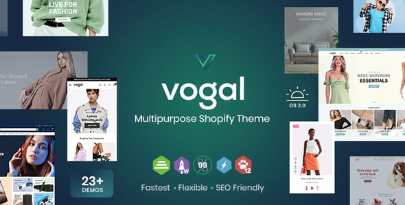 Vogal - Multipurpose Shopify Theme OS 2.0 preview 2