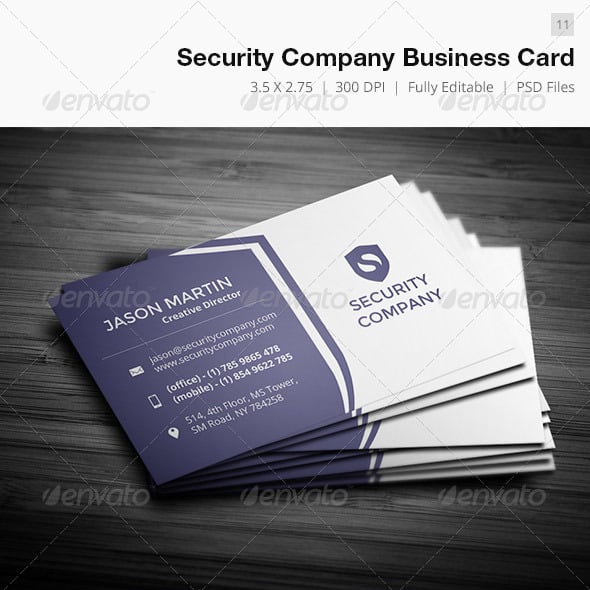 Security Business Card Templates & Designs | GraphicRiver