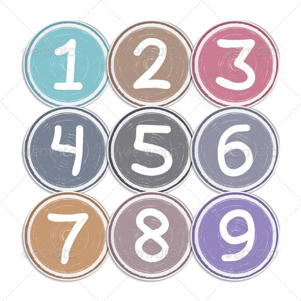 Numbers Graphics, Designs & Templates | GraphicRiver