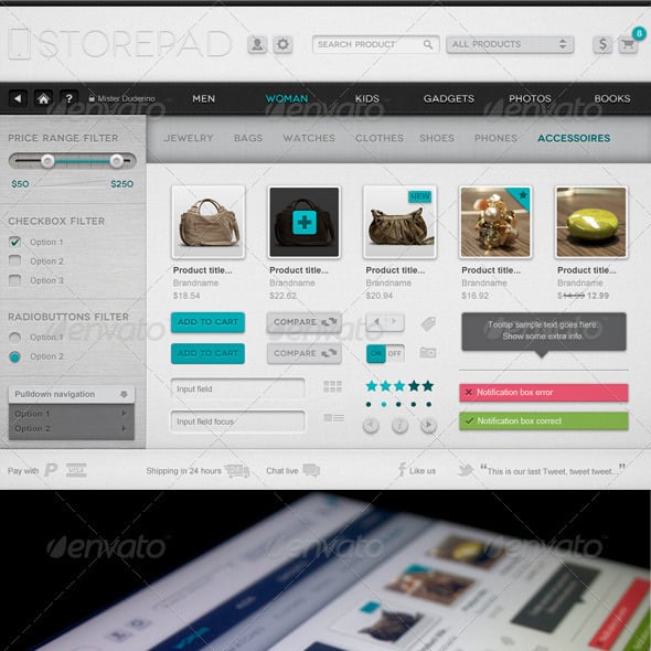 Interfaces Graphics, Designs & Templates | GraphicRiver