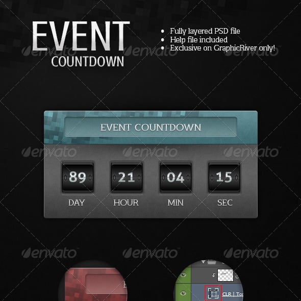 Countdown Graphics, Designs & Templates | GraphicRiver