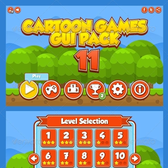 2D Game Assets from GraphicRiver