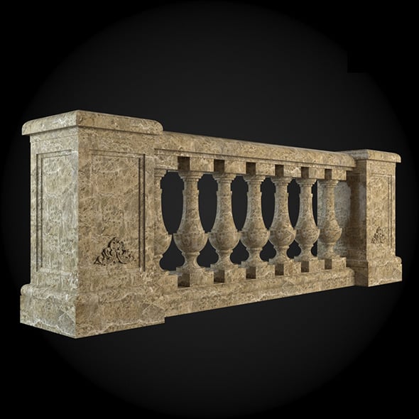 Baluster CG Textures & 3D Models | 3DOcean