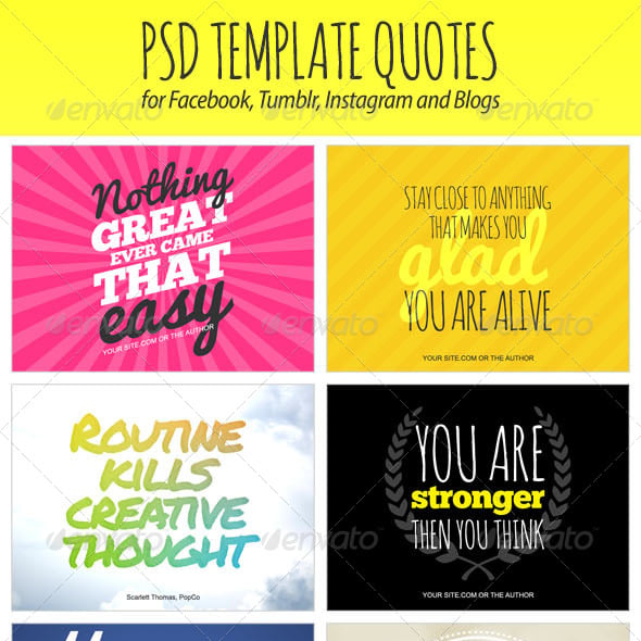 Quote Graphics, Designs & Templates | GraphicRiver