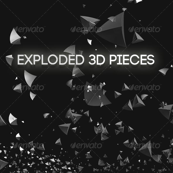 Exploded Graphics, Designs & Templates | GraphicRiver