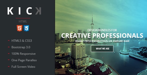 Kick Website Templates | ThemeForest