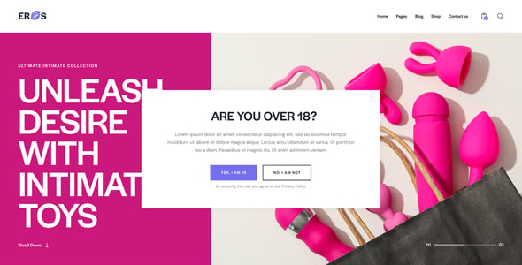Sex Shop Website Templates | ThemeForest Sex Shop Website Templates | ThemeForest