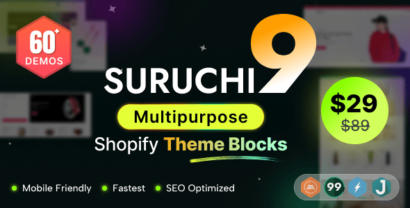Suruchi - Multipurpose Shopify Theme OS 3.0 (Theme Block) preview 2