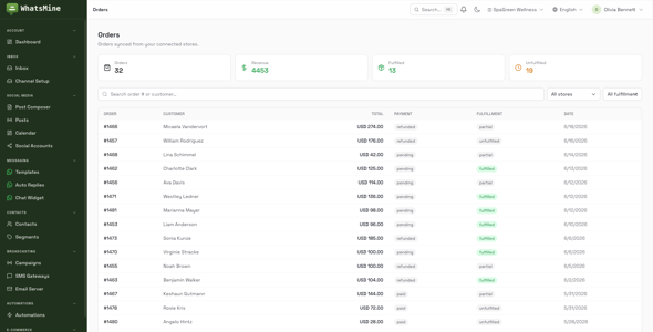 WhatsMine — AI Omnichannel Marketing, Automation & Chatbot SaaS (WhatsApp, Messenger, SMS & Email) preview 4