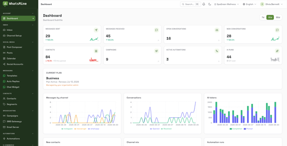 WhatsMine — AI Omnichannel Marketing, Automation & Chatbot SaaS (WhatsApp, Messenger, SMS & Email) preview 6