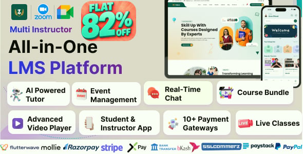 EduEx LMS - Ultimate Learning Management System (LMS) with (Laravel + Flutter Apps) preview 2