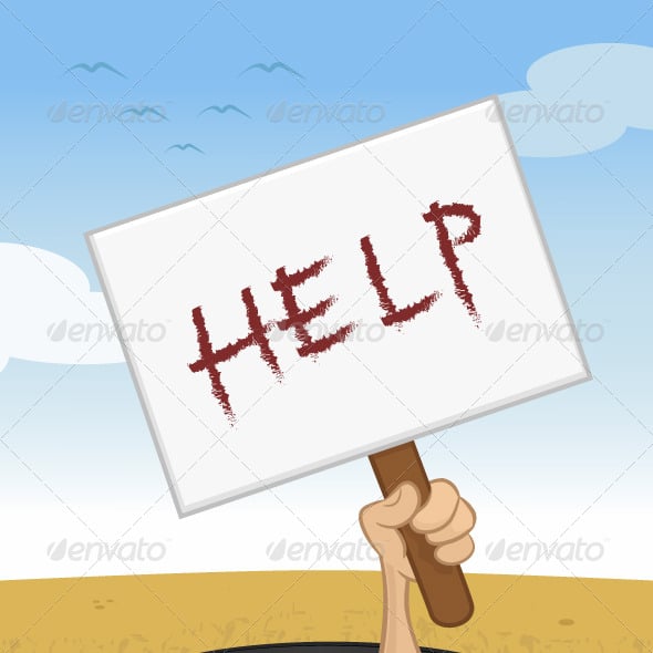 Help Graphics, Designs & Templates | GraphicRiver