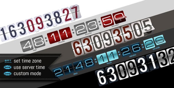 JavaScript & jQuery Countdown Timers from CodeCanyon