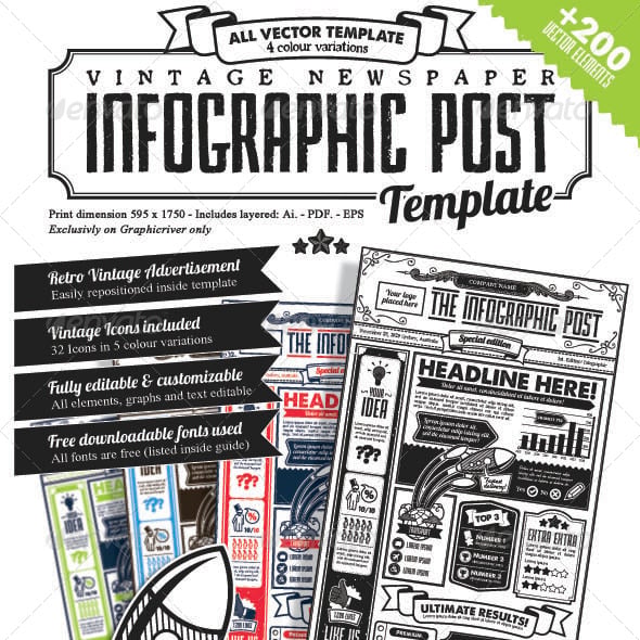 Newspaper Infographic Ideas 610+ Social Media Networks Infographic