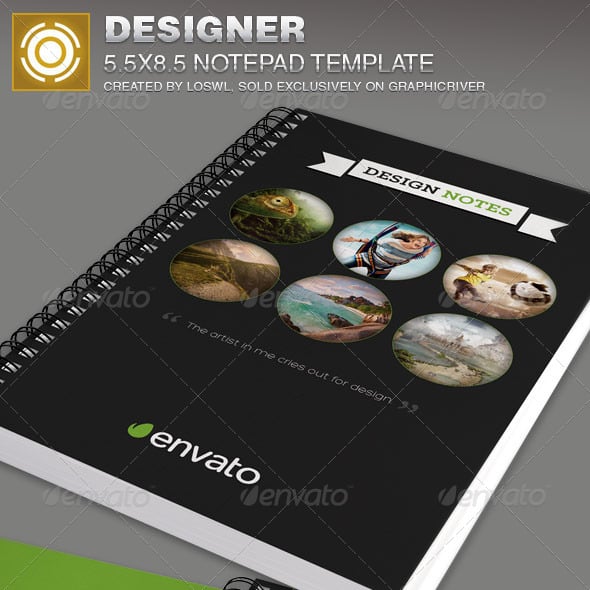 Notepad Graphics, Designs & Templates | GraphicRiver