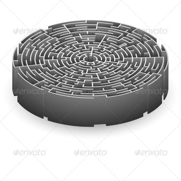 Labyrinth Graphics, Designs & Templates | GraphicRiver