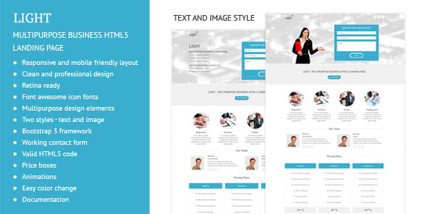 Light Website Templates | ThemeForest