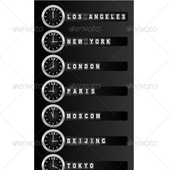 Timezone Graphics, Designs & Templates | GraphicRiver