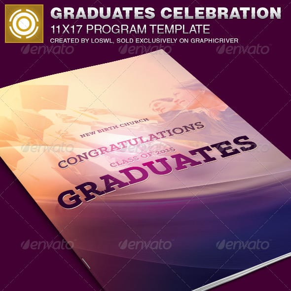 Graduation Ceremony Program Booklet EDITABLE GRADUATION PROGRAM