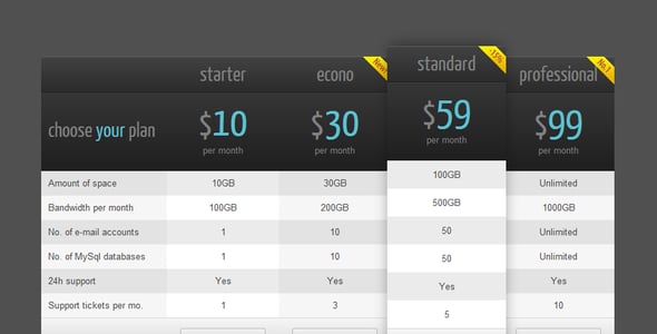 Pricing Tables for WordPress preview 6