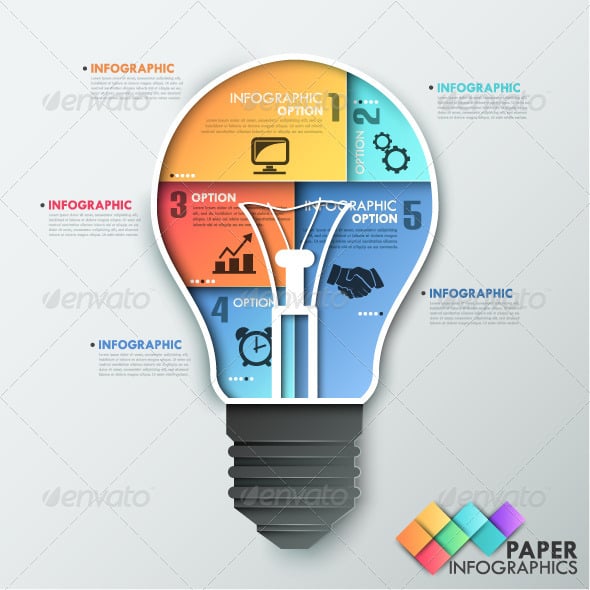Lighting Infographic Templates | GraphicRiver
