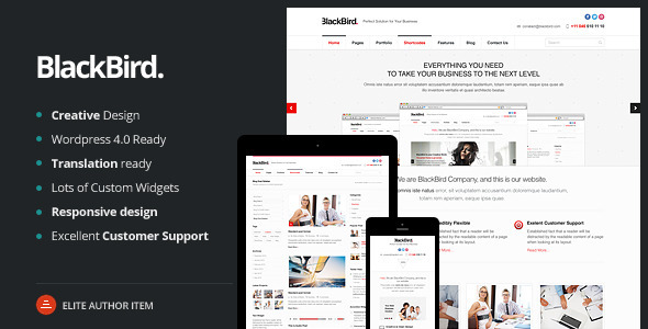 BlackBird - Responsive HTML5 Template - Business Corporate