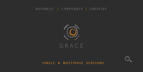 Grace – Single & Multipage Theme - Corporate Muse Templates