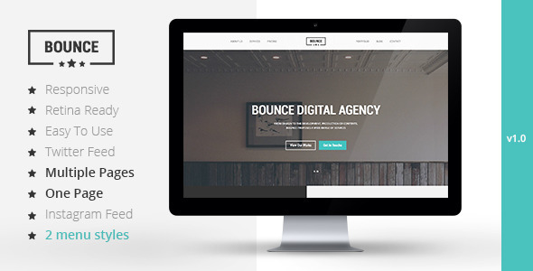 BOUNCE - Responsive Multipurpose Template - Portfolio Creative