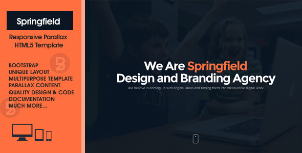 Springfield - Responsive HTML5 Parallax Theme - Business Corporate