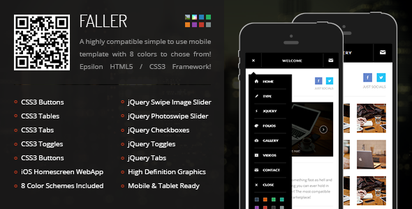 Faller Mobile - Mobile Site Templates
